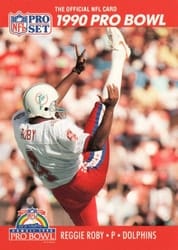 1990 Pro Set Base Set Reggie Roby #368 card