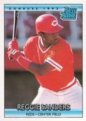 1992 Donruss Base Set Reggie Sanders #415 card