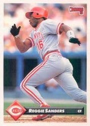 1993 Donruss Base Set Reggie Sanders #402 card