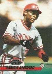 1993 Stadium Club Base Set Reggie Sanders #471 card