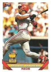 1993 Topps Base Set Reggie Sanders #83 card
