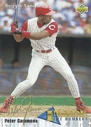 1993 Upper Deck Base Set Reggie Sanders #469 card