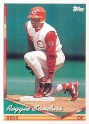 1994 Topps Base Set Reggie Sanders #647 card