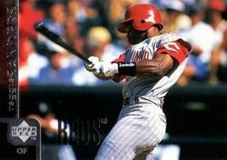 1998 Upper Deck Base Set Reggie Sanders #340 card