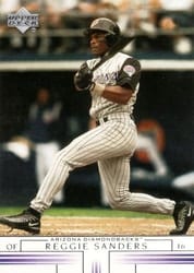 2002 Upper Deck Base Set Reggie Sanders #321 card