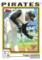 2004 Topps Base Set Reggie Sanders #2 card