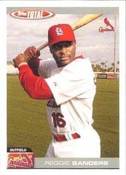 2004 Topps Total Base Set Reggie Sanders #268 card