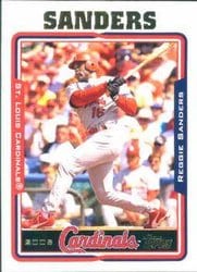 2005 Topps Base Set Reggie Sanders #110 card