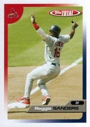2005 Topps Total Base Set Reggie Sanders #334 card