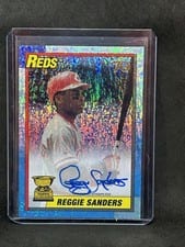 Reggie Sanders 2021 Topps All-Star Rookie Cup Autographs HoloFractor card