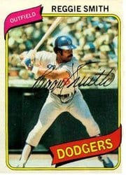 1980 Topps Base Set Reggie Smith #695 card