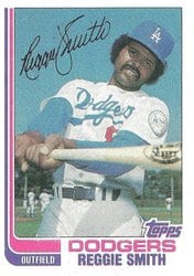 1982 Topps Base Set Reggie Smith #545 card