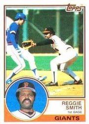 1983 Topps Base Set Reggie Smith #282 card