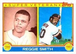 1983 Topps Base Set Reggie Smith #283 card