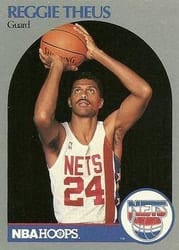 1990-91 Hoops Base Set Reggie Theus #420 card