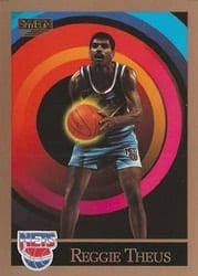 1990-91 SkyBox Base Set Reggie Theus #399 card
