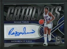 2021-22 Panini Spectra Catalysts Signatures Reggie Theus #CAS-REG card
