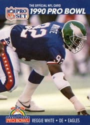 1990 Pro Set Base Set Reggie White #423 card