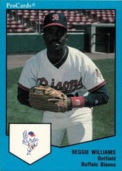 1989 ProCards FutureStars AAA Base Set Reggie Williams #1685 card