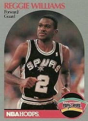 1990-91 Hoops Base Set Reggie Williams #272 card