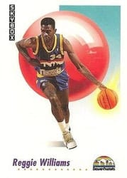 1991-92 SkyBox Base Set Reggie Williams #75 card