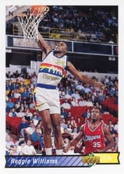 1992-93 Upper Deck Base Set Reggie Williams #113 card