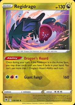 Astral Radiance Regidrago #118 card