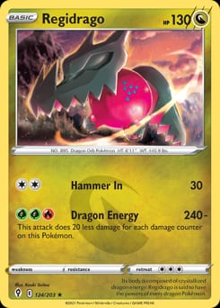 Evolving Skies Regidrago #124 card