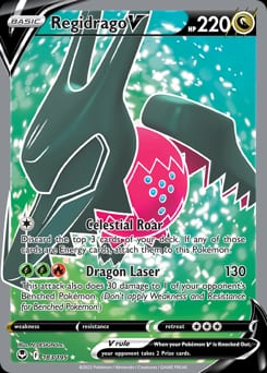 2022 Silver Tempest Regidrago V #183 card