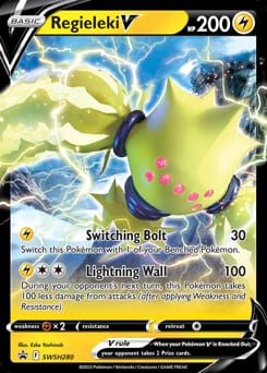 SWSH Black Star Promos Regieleki V #SWSH280 card