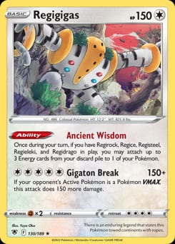 Astral Radiance Regigigas #130 card