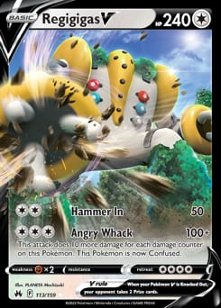Crown Zenith Regigigas V #113 card