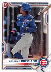 2021 Bowman Draft Base Set Reginald Preciado #BD-199 card