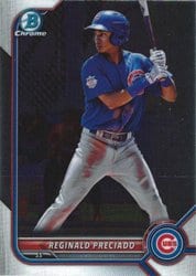 2022 Bowman Chrome Prospects Reginald Preciado #BCP-44 card