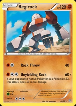 2015 Ancient Origins Regirock #40 card