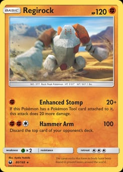 Celestial Storm Regirock #80 card
