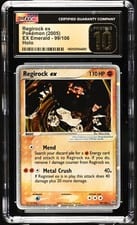 2005 Emerald Regirock ex #99 card