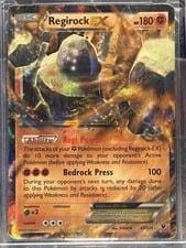 Fates Collide Regirock-EX #43a card