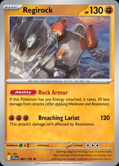 2025 Journey Together Regirock #82 card
