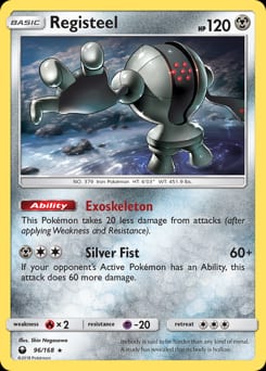 2018 Celestial Storm Registeel #96 card