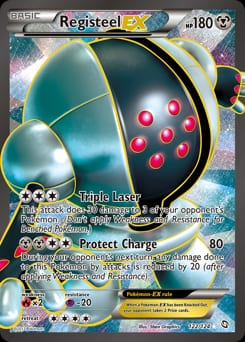 2012 Dragons Exalted Registeel-EX #122 card