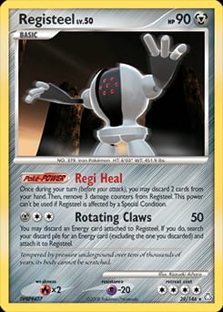 2008 Legends Awakened Registeel #39 card