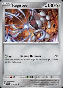 Surging Sparks Registeel #125 card