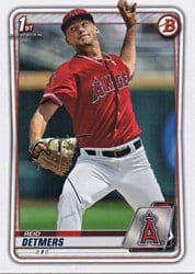 2020 Bowman Draft Base Set Reid Detmers #BD-41 card
