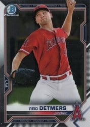 2021 Bowman Chrome Prospects Reid Detmers #BCP-26 card