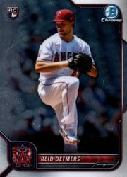2022 Bowman Chrome Base Set Reid Detmers #6 card