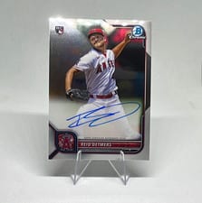 2022 Bowman Chrome Rookie Autographs Reid Detmers #CRA-RD card