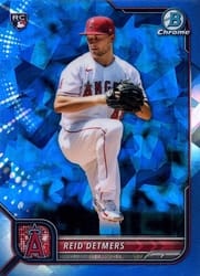 2022 Bowman Chrome Sapphire Edition Base Set Reid Detmers #6 card