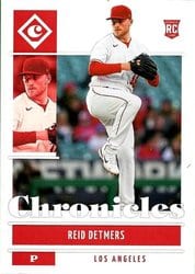 2022 Panini Chronicles Base Set Reid Detmers #8 card