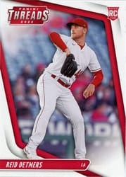 2022 Panini Chronicles Threads Reid Detmers #7 card